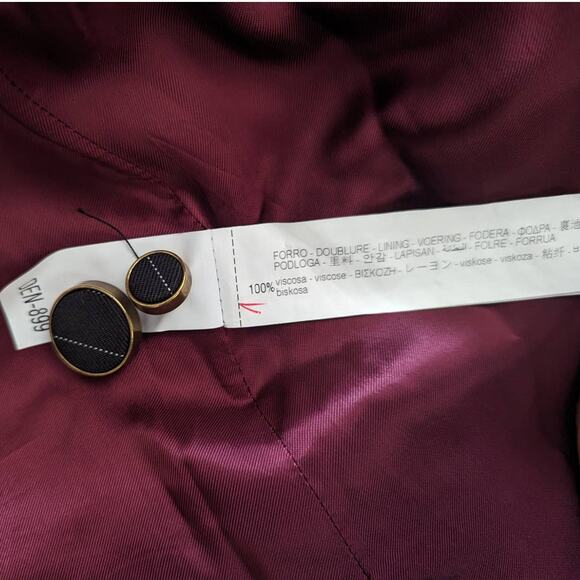 Zara Campaign Collection Special Edition Pinstripe Dress Jacket Coat, Size Small - Picture 11 of 11